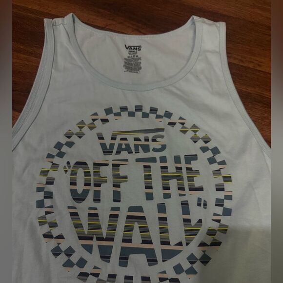 Vans Off The Wall White Tank Top - Picture 2 of 6
